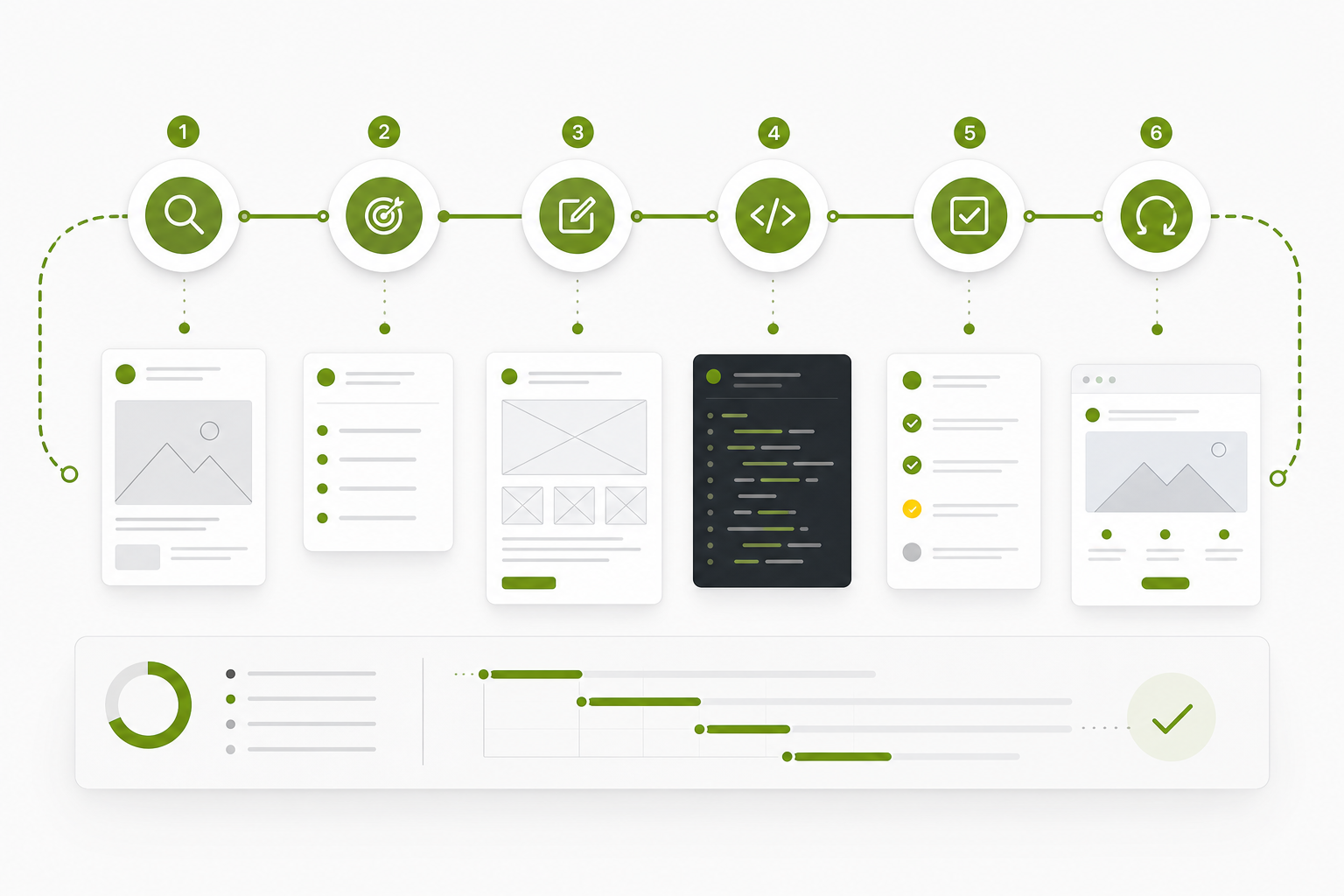 Project roadmap from discovery through launch